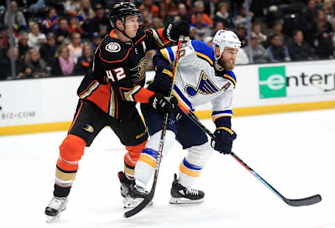 Josh Manson #42 of the Anaheim Ducks (Photo by Sean M. Haffey/Getty Images)