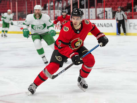 Artem Zub #2 of the Ottawa Senators (Photo by Matt Zambonin/Freestyle Photography/Getty Images)