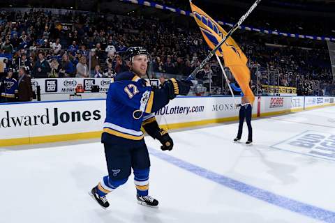 ST. LOUIS, MO – NOVEMBER 25: Jaden Schwartz