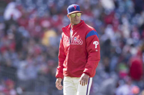 Kapler is eyeing his bullpen because his veteran relievers are beginning to return from the DL. Photo by Mitchell Leff/Getty Images.