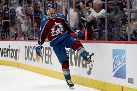 DENVER, COLORADO – MAY 17: Valeri Nichushkin. (Photo by Matthew Stockman/Getty Images)