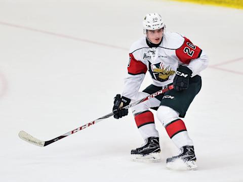 Justin Barron #20 of the Halifax Mooseheads (Photo by Minas Panagiotakis/Getty Images)