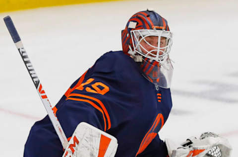 Mikko Koskinen #19, Edmonton Oilers Mandatory Credit: Perry Nelson-USA TODAY Sports