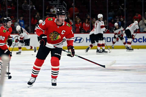 Chicago Blackhawks center Jonathan Toews (19): Matt Marton-USA TODAY Sports