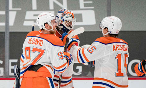 Edmonton Oilers forward Connor McDavid (97). Mandatory Credit: Bob Frid-USA TODAY Sports