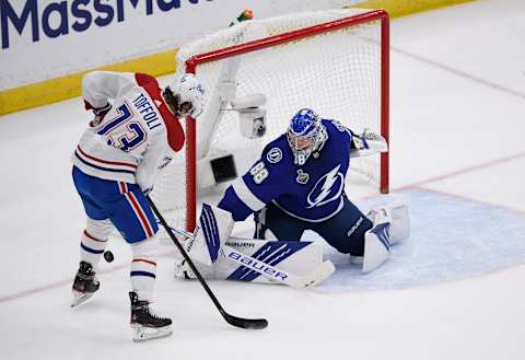 Jun 30, 2021; Tampa, Florida, USA; Montreal Canadiens Tyler Toffoli Mandatory Credit: Douglas DeFelice-USA TODAY Sports