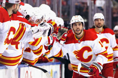 Johnny Gaudreau #13, Calgary Flames (Photo by Bruce Bennett/Getty Images)