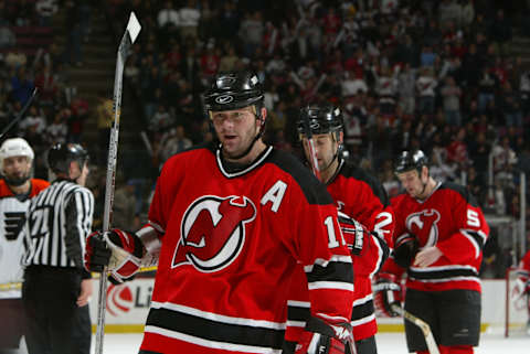 John Madden during his time with the New Jersey Devils. (Photo by Ezra Shaw/Getty Images)