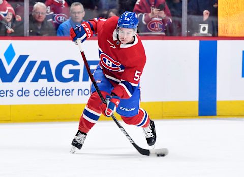 Feb 27, 2020; Montreal, Quebec, CAN; Montreal Canadiens Charles Hudon. Mandatory Credit: Eric Bolte-USA TODAY Sports