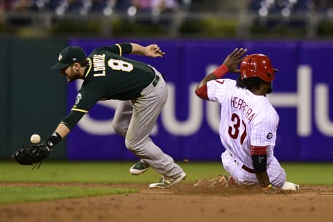 In 2018, will fans let Herrera slide a bit or not? Photo by Corey Perrine/Getty Images.