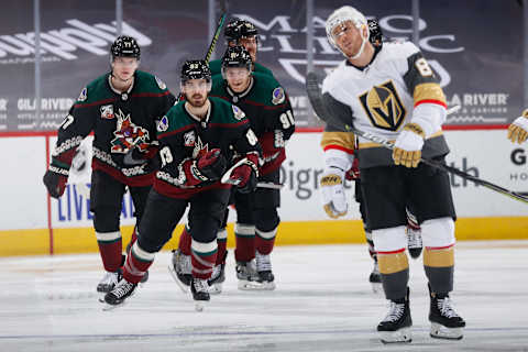 Conor Garland #83 of the Arizona Coyotes. (Photo by Christian Petersen/Getty Images)