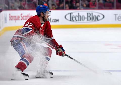 Montreal Canadiens forward Jonathan Drouin (92): (Eric Bolte-USA TODAY Sports)