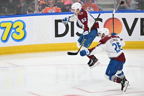 Jun 6, 2022; Edmonton, Alberta, CAN; Artturi Lehkonen. Mandatory Credit: Walter Tychnowicz-USA TODAY Sports