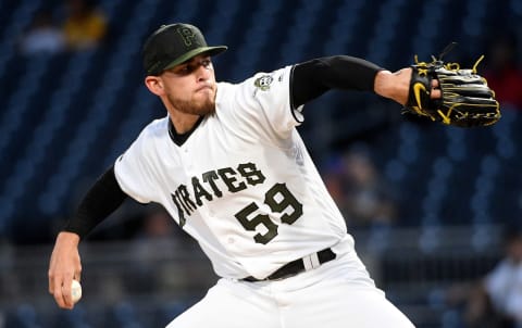 Joe Musgrove #59 of the Pittsburgh Pirates (Photo by Justin Berl/Getty Images)