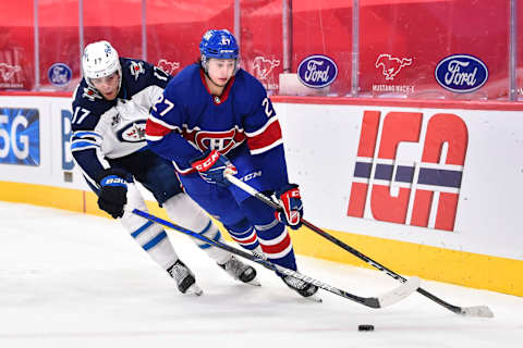 Alexander Romanov #27 of the Montreal Canadiens. (Photo by Minas Panagiotakis/Getty Images)