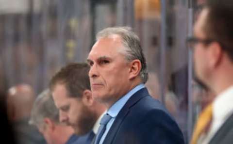 Craig Berube of the St. Louis Blues (Photo by Adam Glanzman/Getty Images)