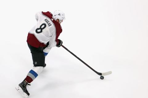 Cale Makar #8 of the Colorado Avalanche. (Photo by Bruce Bennett/Getty Images)