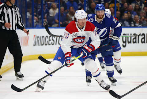 Tyler Toffoli #73 of the Montreal Canadiens. (Photo by Bruce Bennett/Getty Images)