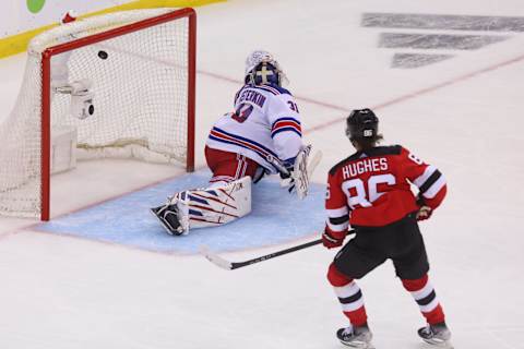 New York Rangers goaltender Igor Shesterkin (31): Ed Mulholland-USA TODAY Sports