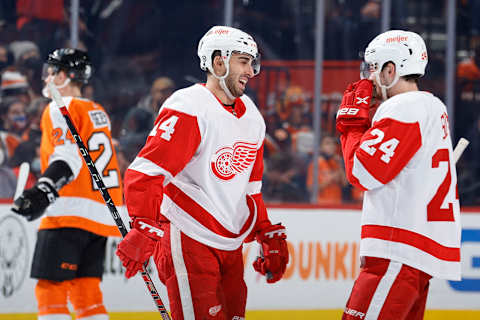 Robby Fabbri of the Detroit Red Wings. (Photo by Tim Nwachukwu/Getty Images)