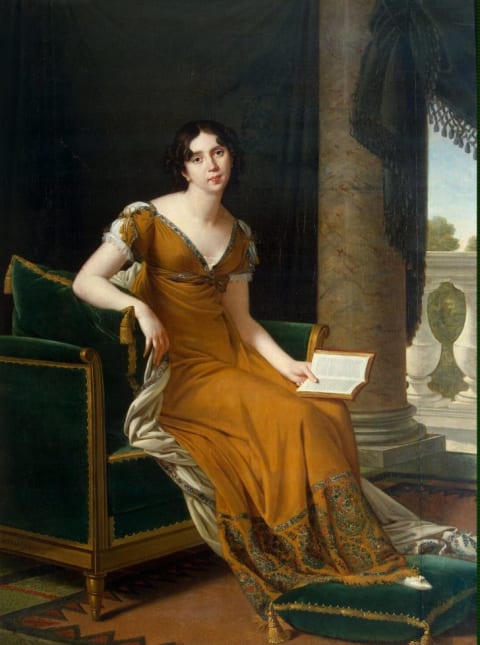 A portrait of Elisabeth Demidoff