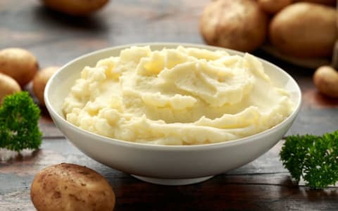 Mashed potatoes: A holiday classic.