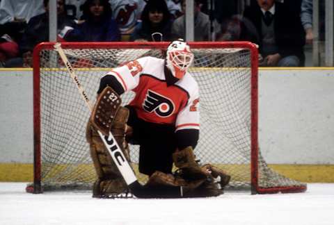 Ron Hextall, Philadelphia Flyers (Photo by Focus on Sport/Getty Images)