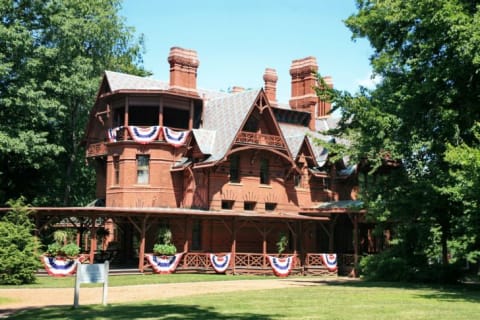 Mark Twain's house in Hartford, Connecticut, is now a museum and National Historic Landmark.