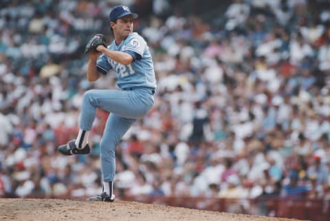 Jeff Montgomery (Photo by Jonathan Daniel/Allsport/Getty Images)