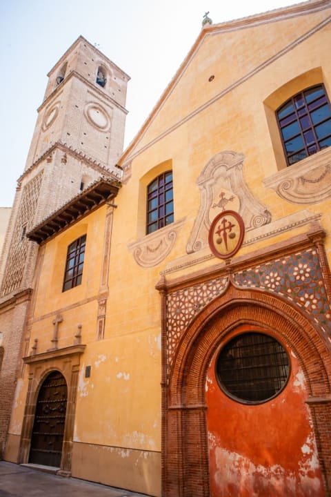 The Santiago Apostle Church in Málaga, Spain, where Pablo Picasso was baptized.