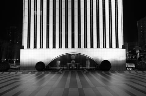 The Torre Picasso business building in Madrid, Spain, is located near the city's Pablo Picasso Square.