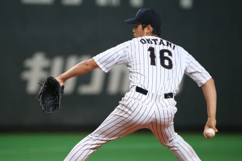 SAPPORO, JAPAN – NOVEMBER 18: Starting pitcher Shohei Otani