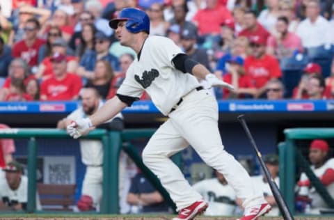 Joseph Is Cementing His Hold on First Base. Photo by Bill Streicher – USA TODAY Sports.