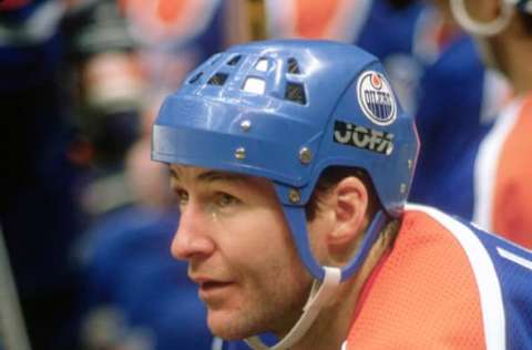 Kevin Lowe #4, Edmonton Oilers (Photo by Focus on Sport/Getty Images)