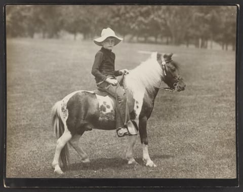 Archie Roosevelt and his Shetland pony Algonquin