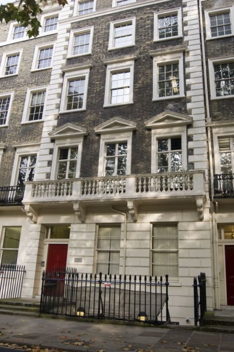 The London building where Virginia Woolf would meet with fellow authors and artists. They would be known as the Bloomsbury Group.