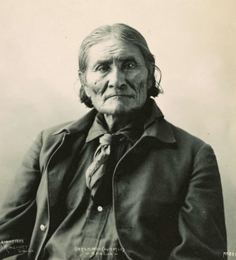 Portrait of Geronimo (Guiyatle), Apache