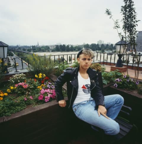 Martin Gore of Depeche Mode photographed in West Berlin in July 1984.