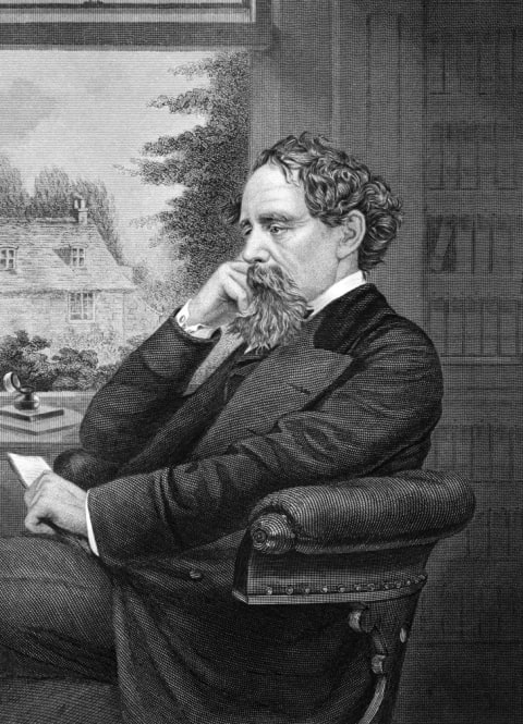 Many of Charles Dickens's 10 children were named after famous writers, like Walter Savage Landor and Alfred, Lord Tennyson.