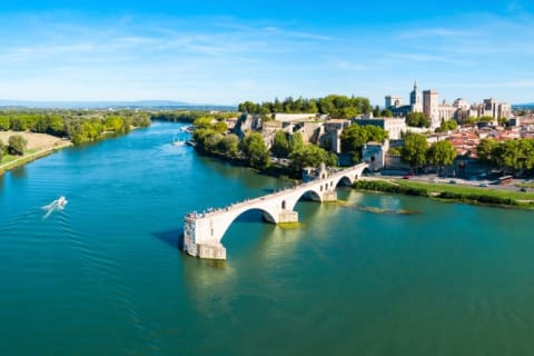 The Rhône River in France