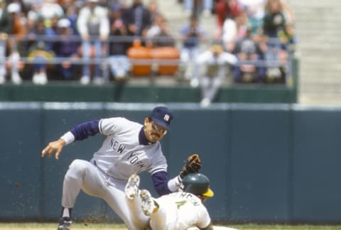 Rickey Henderson (Photo by Focus on Sport/Getty Images)