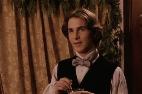 Christian Bale in Little Women (1994).