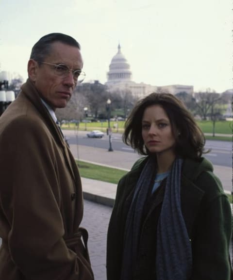 Scott Glenn and Jodie Foster in The Silence of the Lambs (1991).