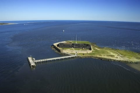 Fort Sumter was built on an artificial island.