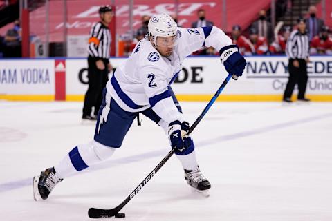 Tampa Bay Lightning defenseman Luke Schenn  Mandatory Credit: Jasen Vinlove-USA TODAY Sports