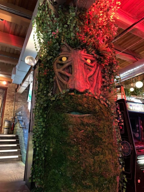 Say hello to a friendly Ent while you munch on "Pippen's Popcorn."