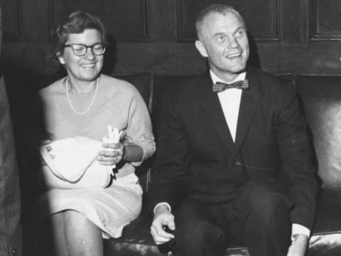 Vera Rubin with John Glenn