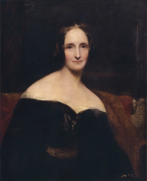 Richard Rothwell, Portrait of Mary Shelley (1840)