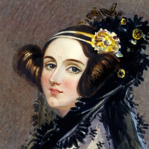 An 1840 painting of Ada Lovelace.