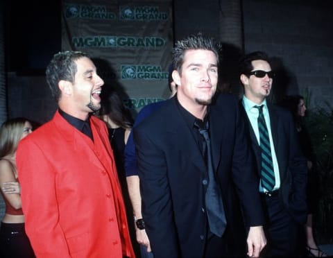 Mark McGrath and Sugar Ray at the 1999 Billboard Music Awards in Las Vegas.